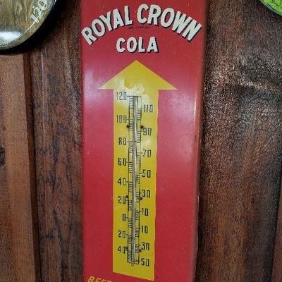Vintage Royal Crown Cola Thermometer 