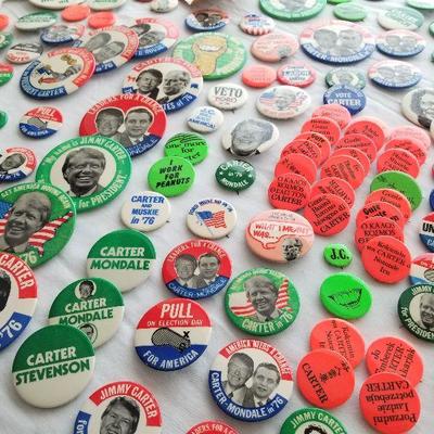 Jimmy Carter Political Buttons