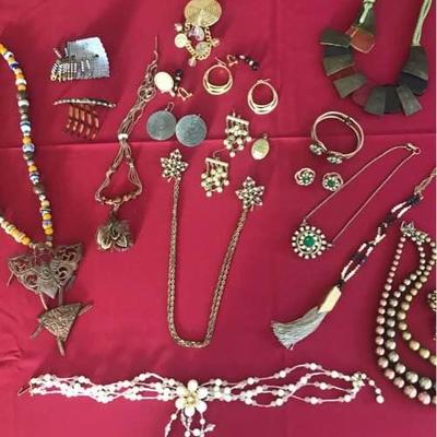 Variety of Vintage Jewelry