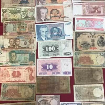 Variety of Banknotes