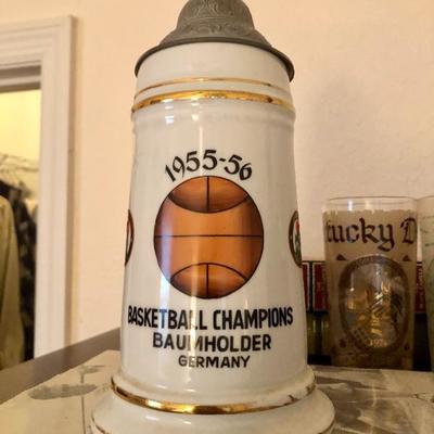 Vintage German Basketball Champion Beer Stein