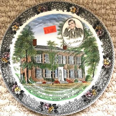 Stephen Foster Old Kentucky Home - Old Staffordshire Ware - The Adams Potteries