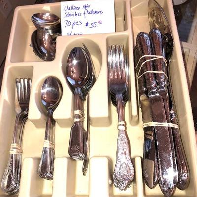 Wallace 1810 Stainless Flatware 