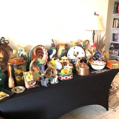 Darling Decor! (Several Roosters!)
