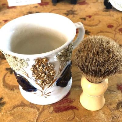 German Shaving Mug and Brush