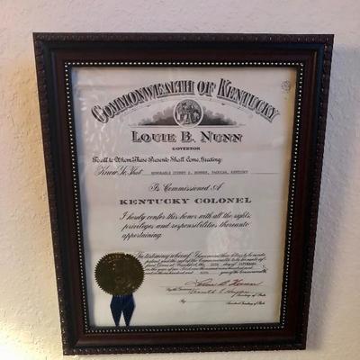 Kentucky Colonel Commission 