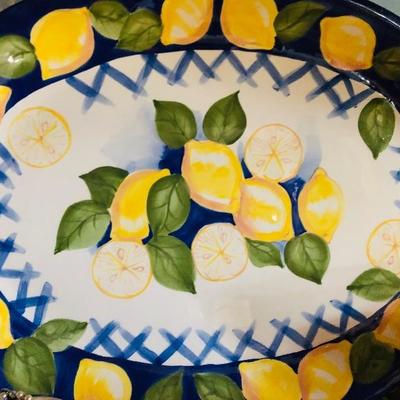 Lemon platter 