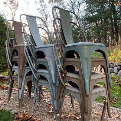 Industrial Metal Chairs  