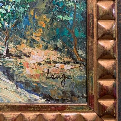 Oil Painting, Landscape, Signed Lenge 
