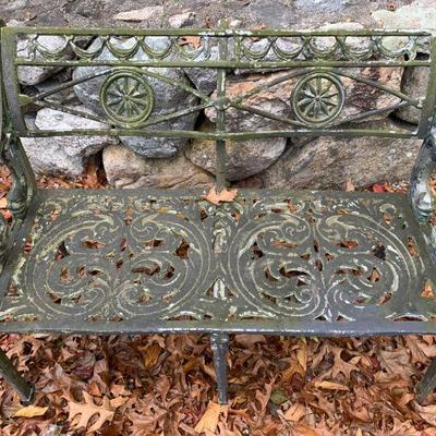 Cast Iron Garden Bench 