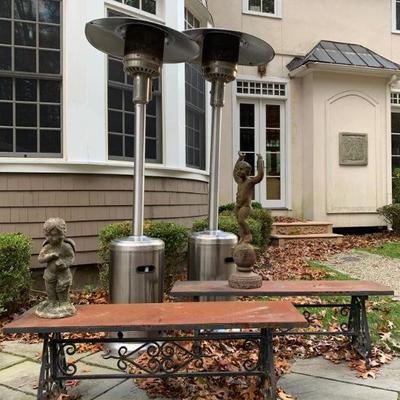 Patio Heaters, Garden Statues, Garden Benches 