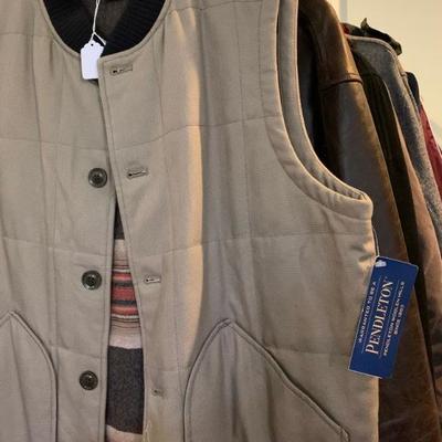 Menâ€™s Clothing, New with Tags, Pendleton Vest 