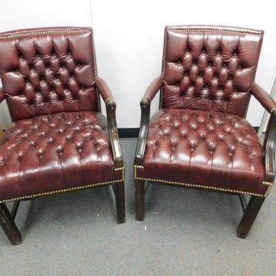 Leather Office Side Chairs