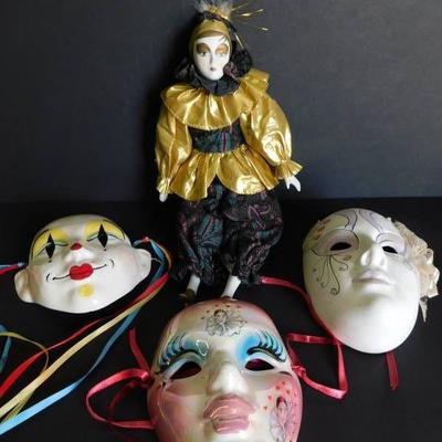 Masks & Clown