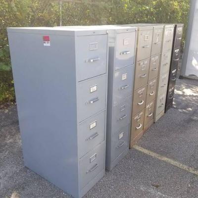 (6) Metal File Cabinets.