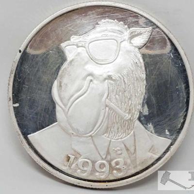 1026: 1913-1993 Joe Camel 1ozt. Fine Silver Coin
1913-1993 Joe Camel 1ozt. Fine Silver Coin