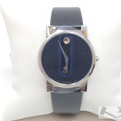 575: Movado Swiss Made Wrist Watch
Measures approx 32mm
Marked 84 G4 875, 9115493
