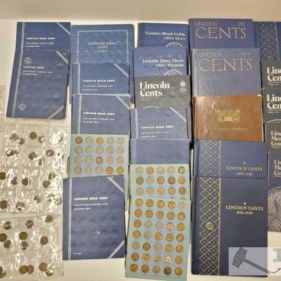 1117: Mostly Completed Lincoln Cent Collectors Books Starting 1909-1995
Mostly Completed Lincoln Cent Collectors Books Starting From...