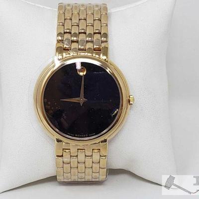 574: Swiss made Movado Wristwatch
Approximately 40mm 
