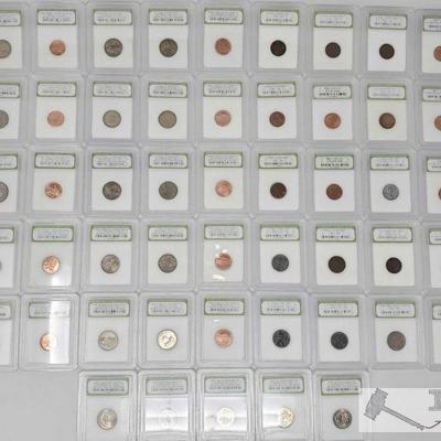 1151: Approx 50 Assorted International Numismatic Bureau Cased Coins
Assorted International Numismatic Bureau Cased Coins. Approx 50.