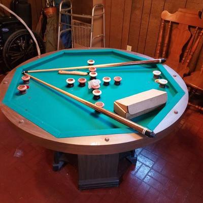 Bumper Pool/Poker Table