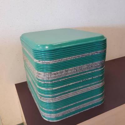 Large Stack of Plastic Trays