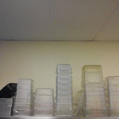 Lot of Plastic Food Storage Boxes