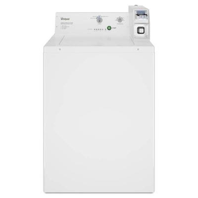 3.3 cu. ft. White Commercial Top Load Washing Mach ...