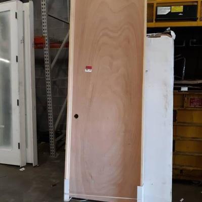 33.5 In. x 97 In. Solid Wood Door.