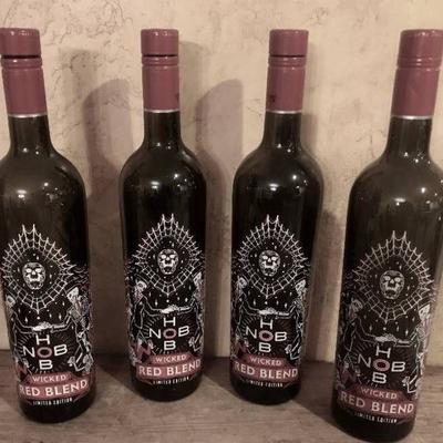 Set of 4 Wicked Red Blend (limited edition) empty ...