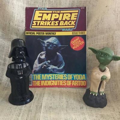 Darth Vader and Yoda bobbleheads-7 height and Sta ...
