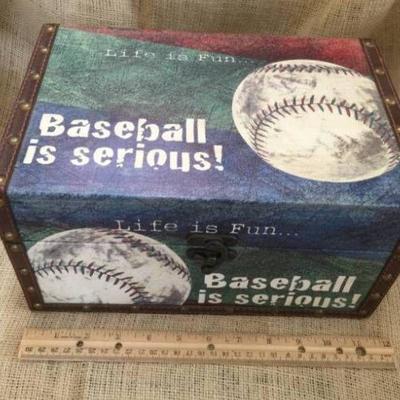 Baseball Box with latch
