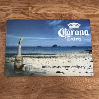 Tin Wall Decor-Corona Extra Miles Away From Ordina ...