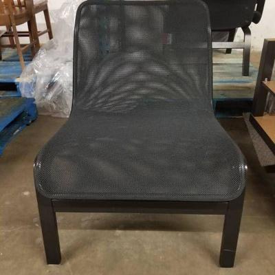 #Black Mesh Low Profile Chair