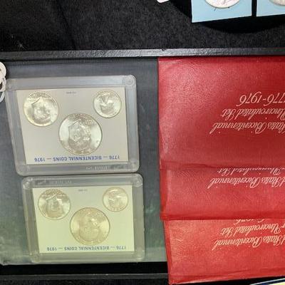5 U.S Silver Bicentennial Coin Sets