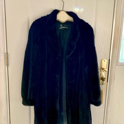 Black Mink Fur Coat