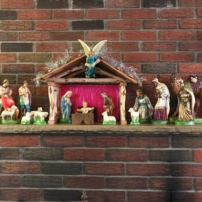 Vintage nativity