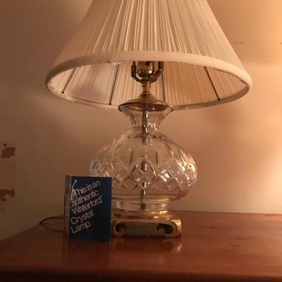 Waterford lamp