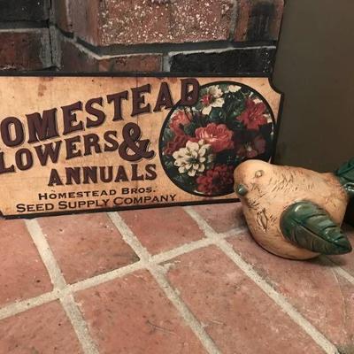 Rustic Homestead Flowers and Annuals and A Ceramic ...