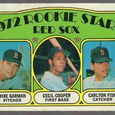 1972 Topps Carlton Fisk # 79 Rookie Card Boston Re ...