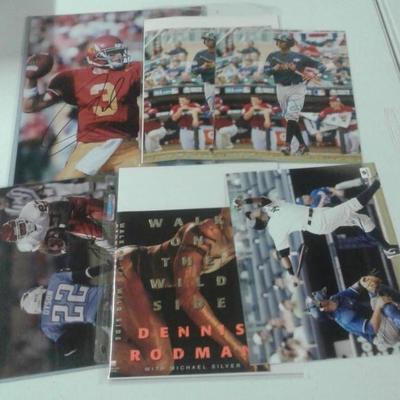 Lot of Seven Signed Glossy Photographs Carson Palm ...