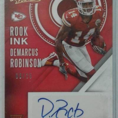 2016 Absolute DeMarcus Robinson Rookie Autograph K ...