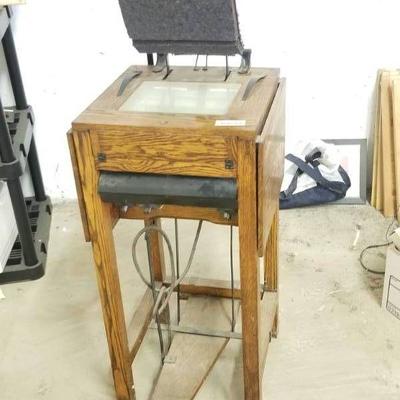 Old wood misc brand 8 x 10 wood contact printer