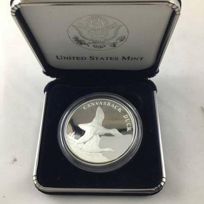 #1 ounce United States mint silver national park co ...