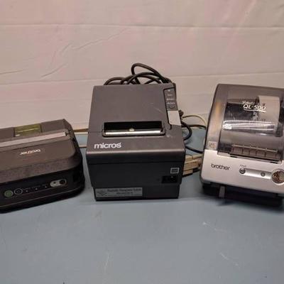 Lot of 3, 2 labelers and 1 printer