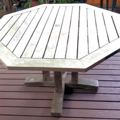 APT086 Wooden Patio Table