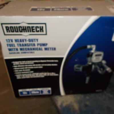Roughneck 12V Fuel Transfer Pump — 8 GPM, Manual ...