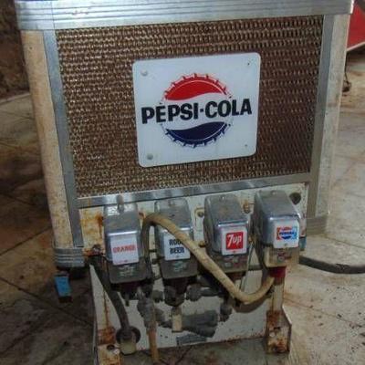 vintage Pepsi cold 4 head dispenser