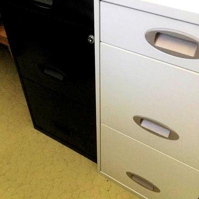 HMT185 Two Short File Cabinets
