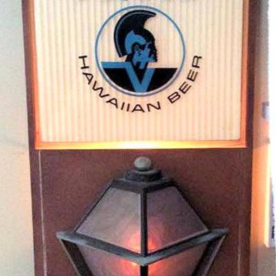 HMT022 Primo Hawaiian Beer Lantern Wall Hanging